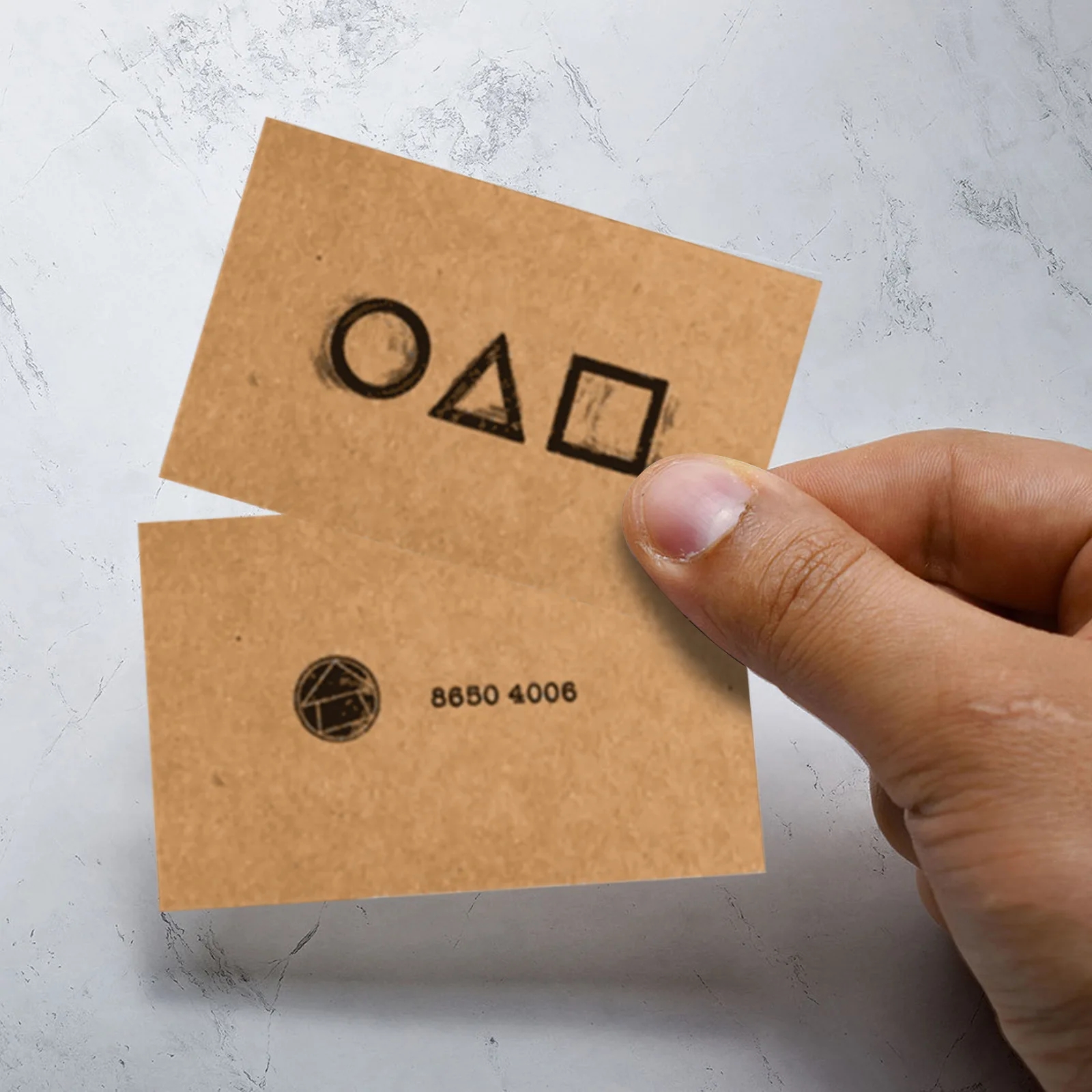 10PCs Squid Game Invitation Card Cosplay Kuru Store