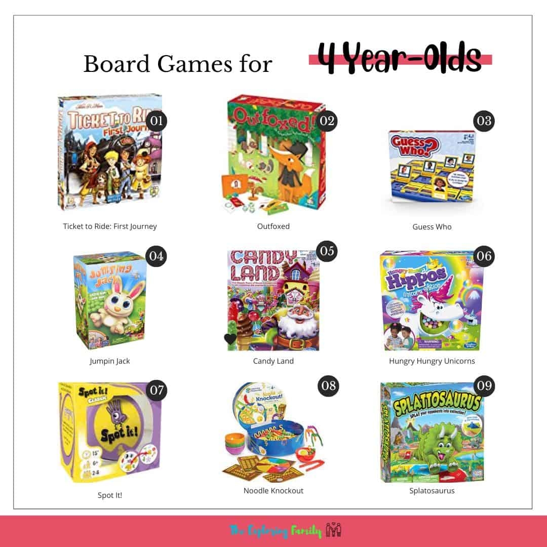 15 Best Board Games Your 4 Year Old Can Play The Exploring Family