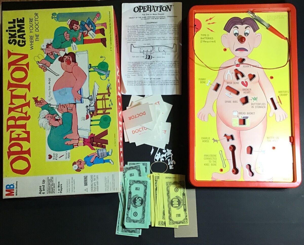 original operation game board