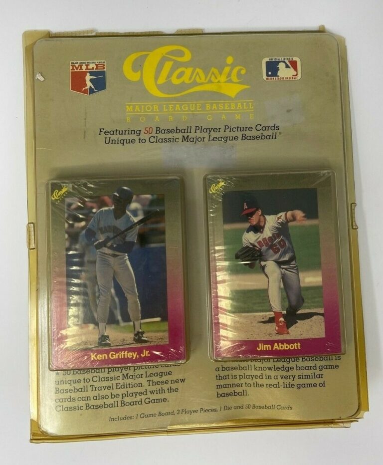 1989 Classic Major League Baseball Board Game 50 Baseball Player Cards Griffey EBay