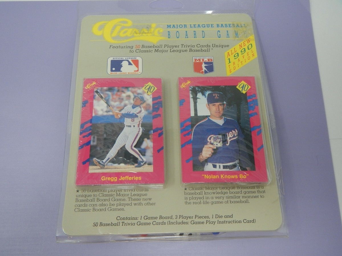 1990 Classic Major League Baseball Board Game Travel Edition EBay