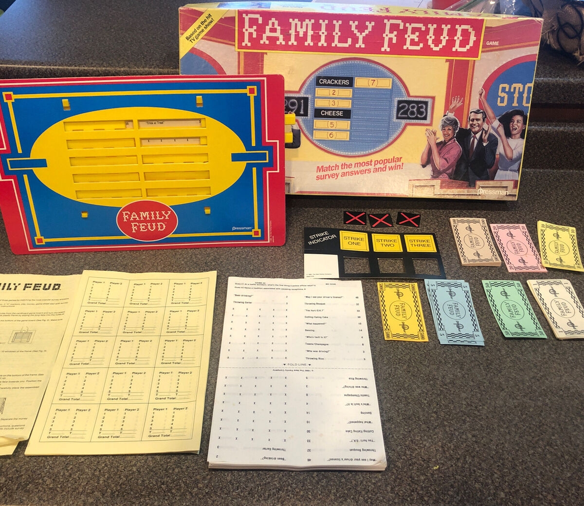 1990 Family Feud Board Game By Pressman Rare Version EBay