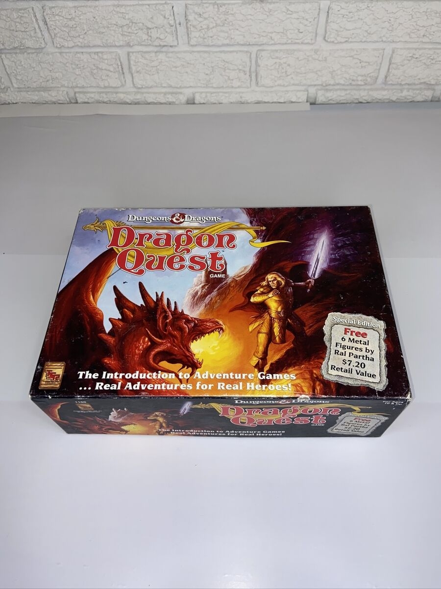 1992 TSR Dungeons And Dragons Dragon Quest Board Game INCOMPLETE EBay