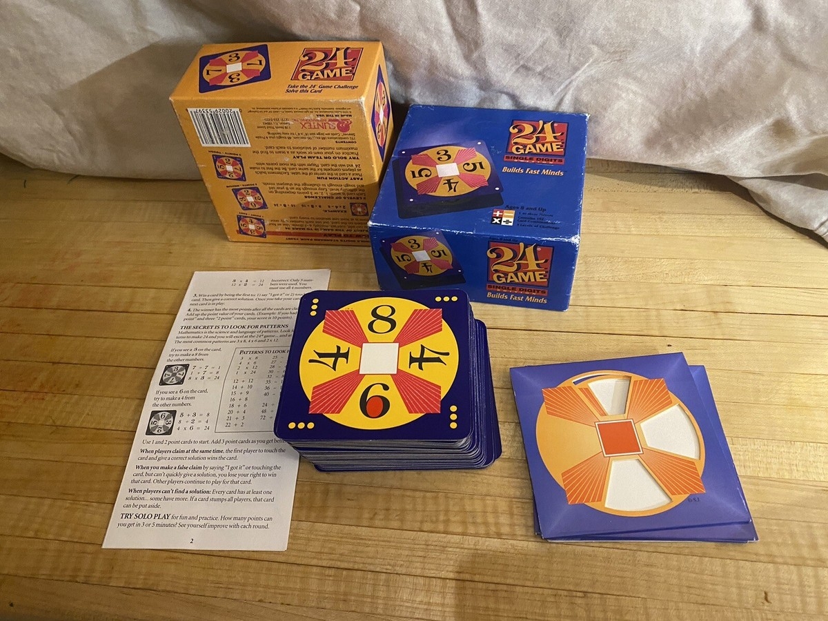 1993 24 GAME ORIGINAL MADE IN USA MATH TYPE GAME EBay 1993 24 GAME ORIGINAL MADE IN USA MATH TYPE GAME EBay