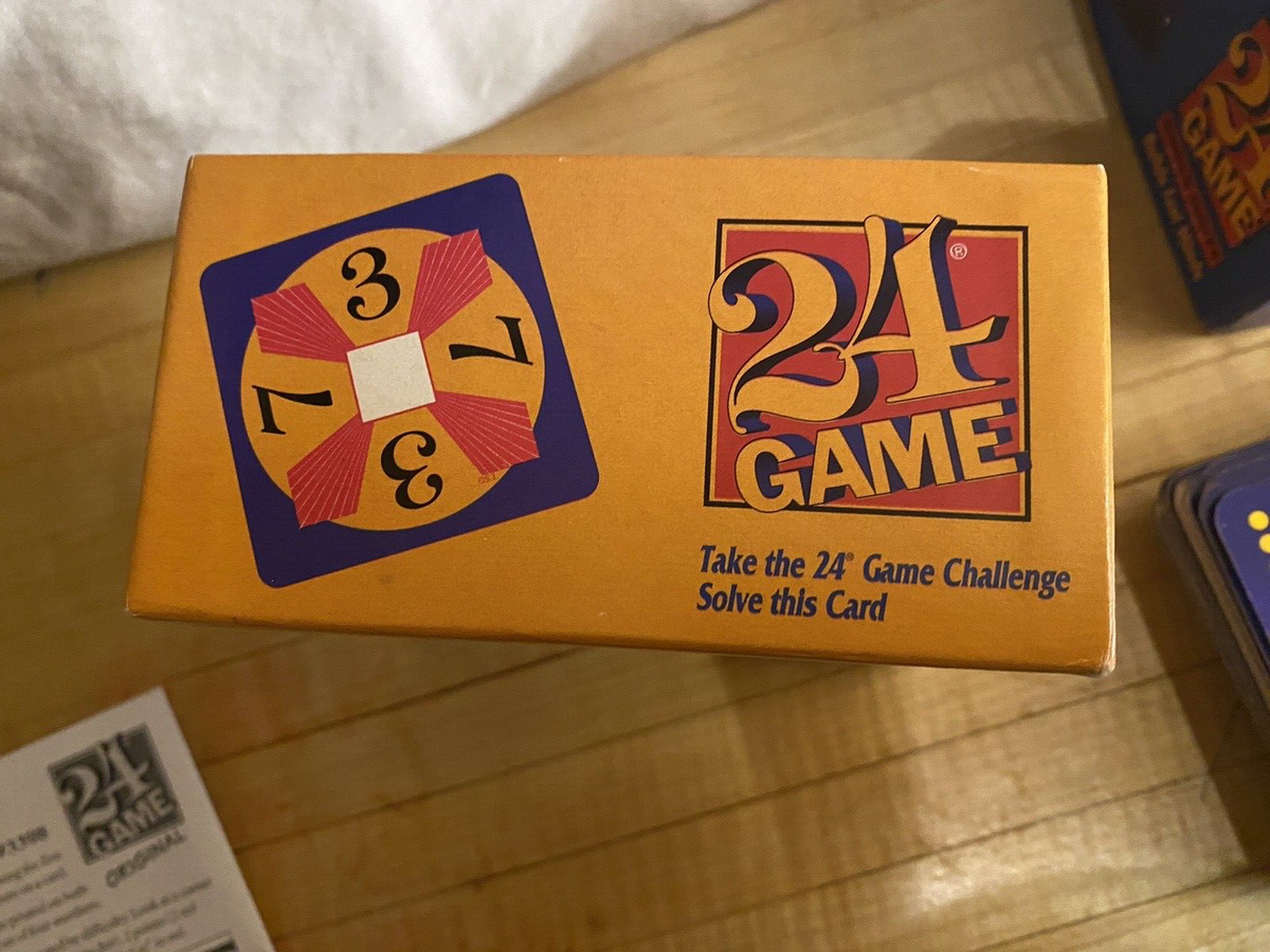 1993 24 GAME ORIGINAL MADE IN USA MATH TYPE GAME EBay 1993 24 GAME ORIGINAL MADE IN USA MATH TYPE GAME EBay