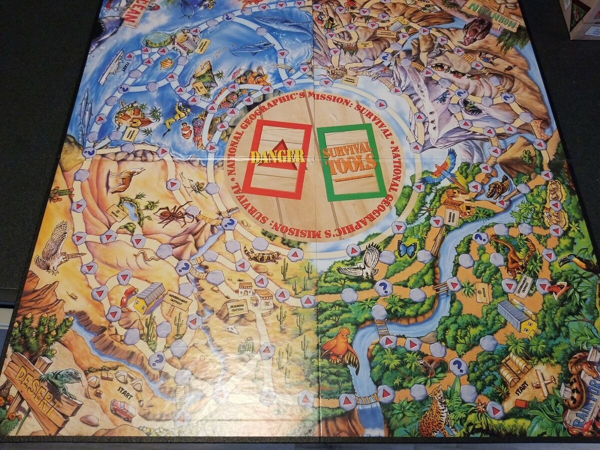 1995 National Geographic MISSION SURVIVAL Board Game Replacement Pieces EBay