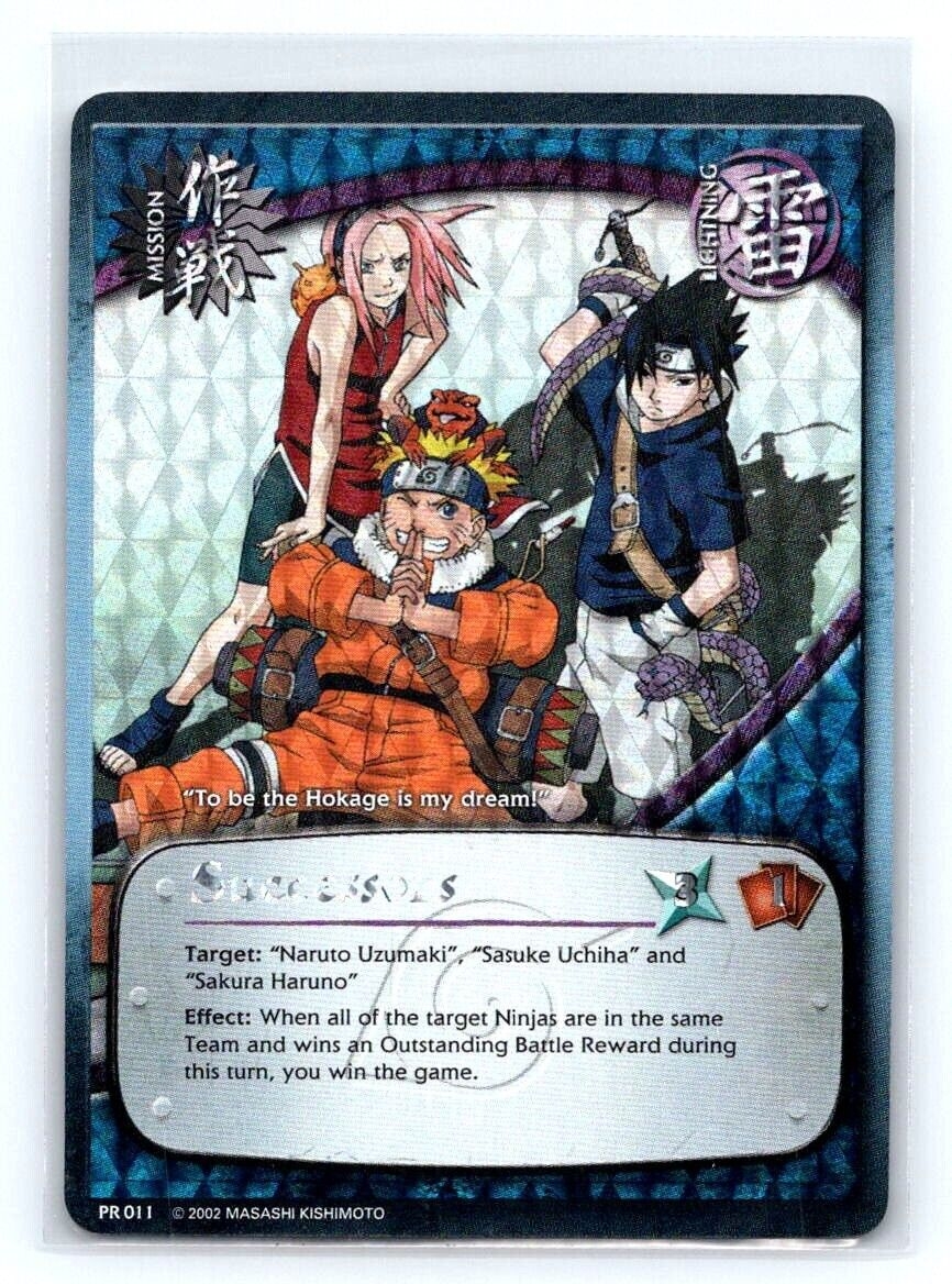 1x NARUTO CCG SUCCESSORS PR 011 HOLO FOIL PROMO VINTAGE EBay