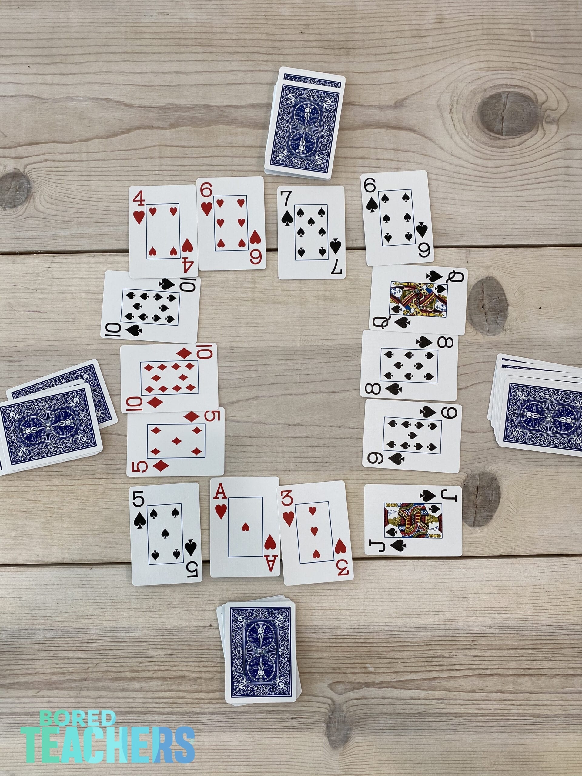 math games using cards