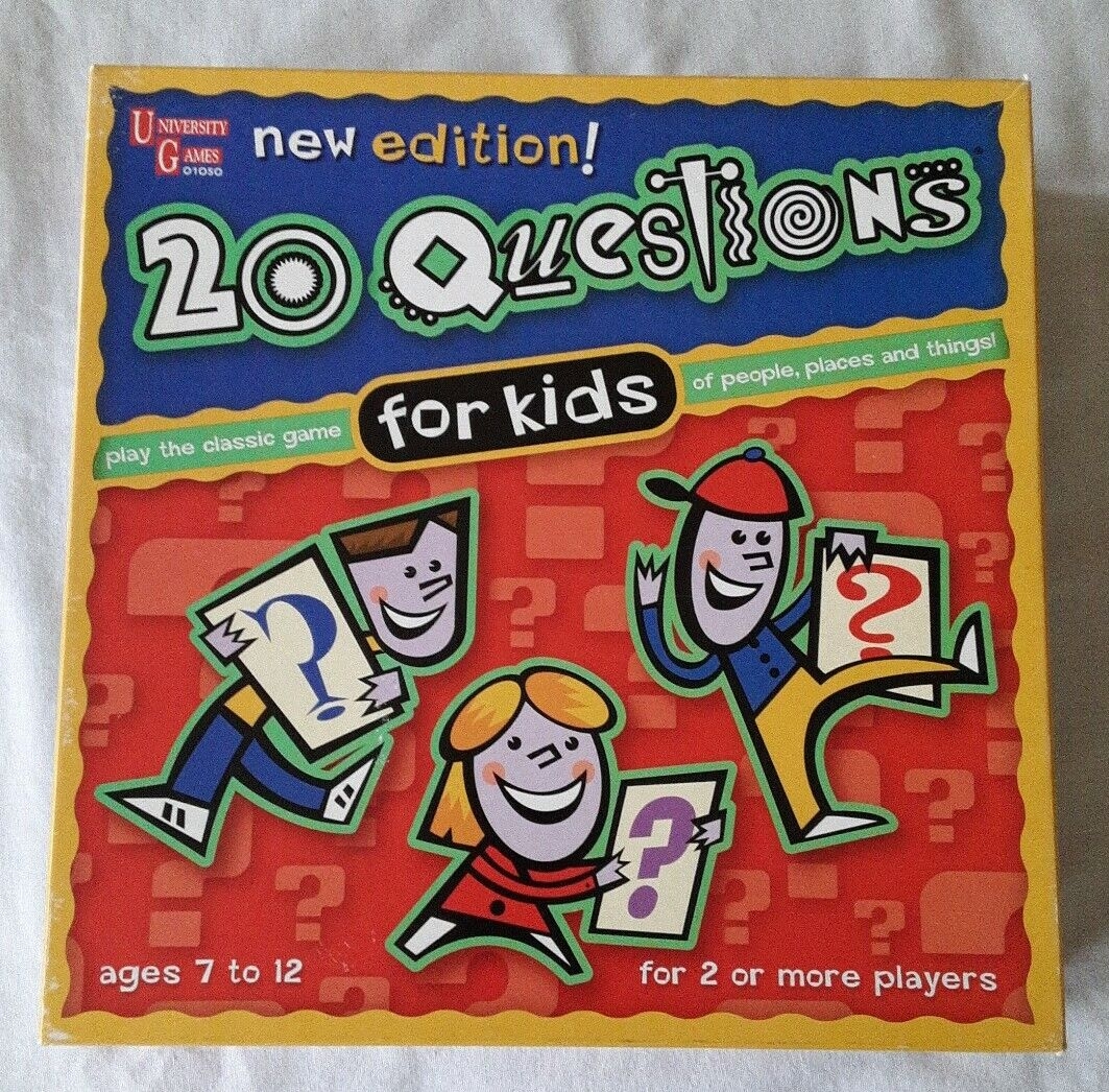 20 QUESTIONS FOR KIDS University Fun Traditional BOARD GAME Family Educational EBay