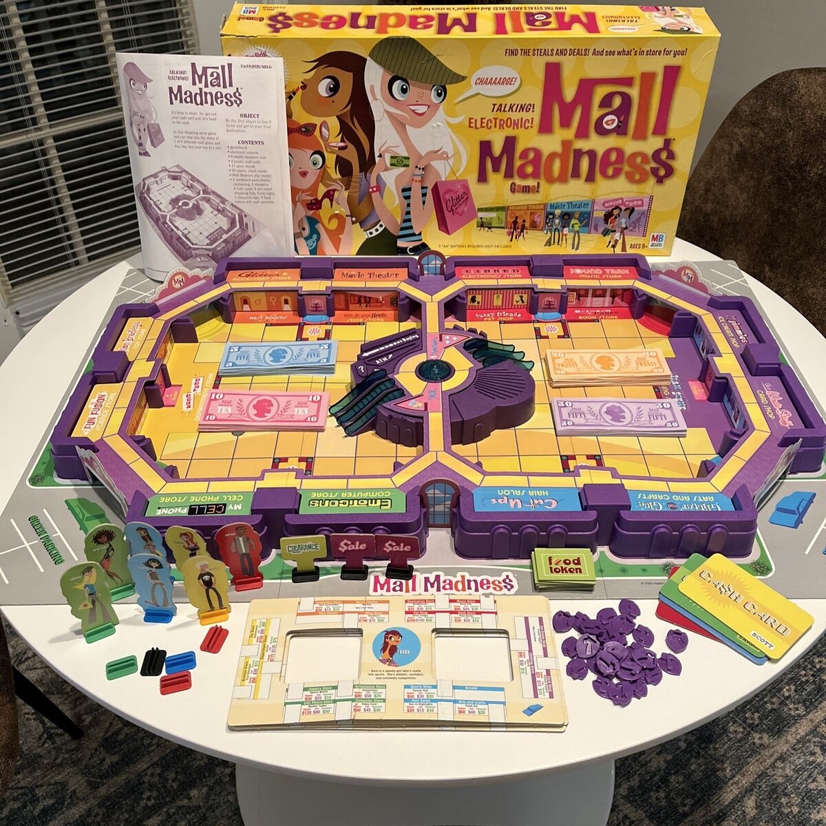 2004 Mall Madness Game Milton Bradley Working Great Condition Nearly Complete EBay