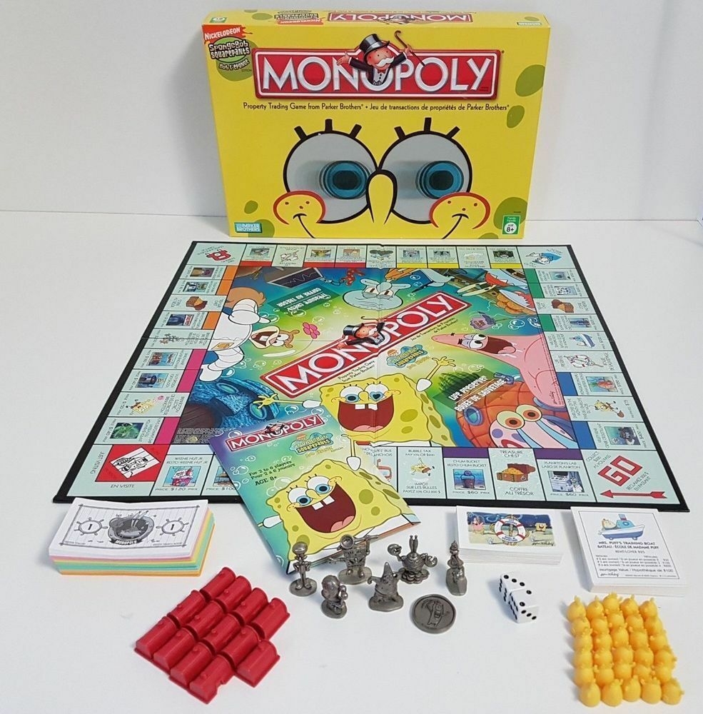 2005 Monopoly SpongeBob Squarepants Ed Replacement Game Parts Pieces You Pick EBay