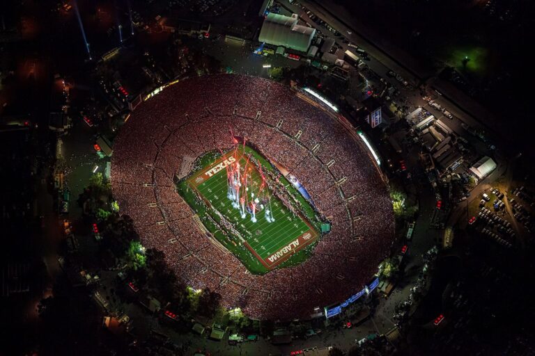 2010 BCS National Championship At The Rose Bowl Stadium West Coast Aerial Photography Inc