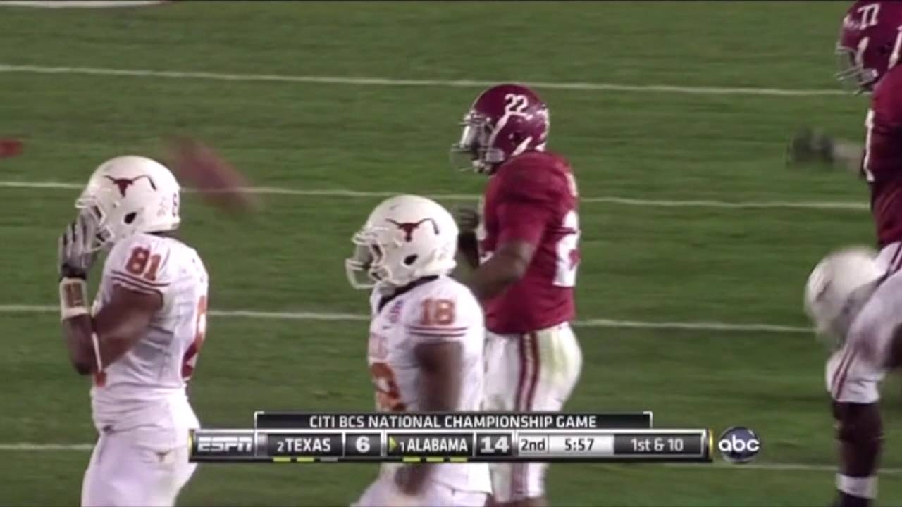 2010 BCS National Championship Game 1 Alabama Vs 2 Texas Highlights YouTube