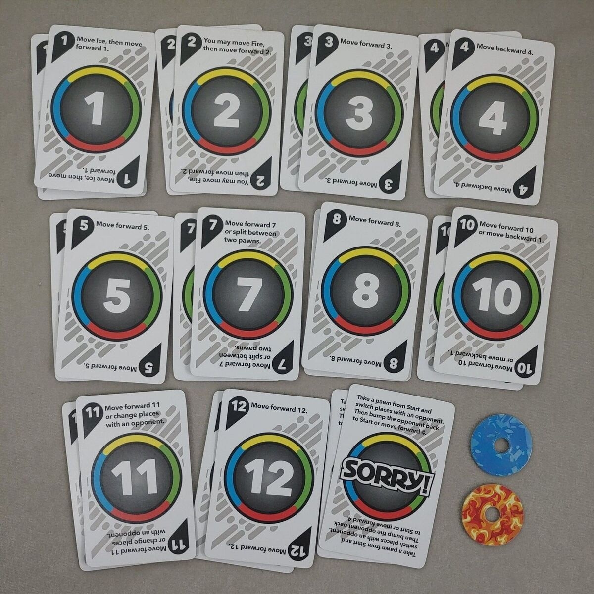 2013 Sorry Game Replacement Cards 2 Pieces EBay