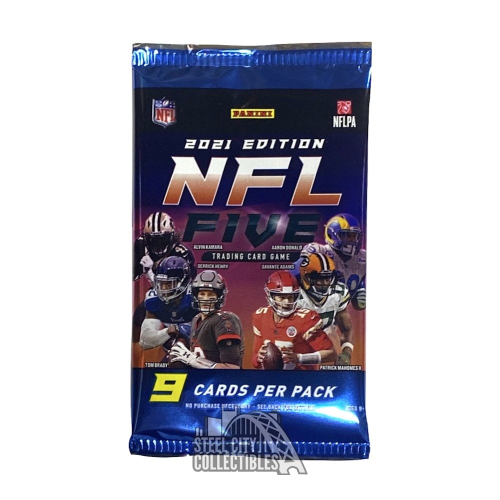 2021 Panini NFL Five Trading Card Game Booster Walmart