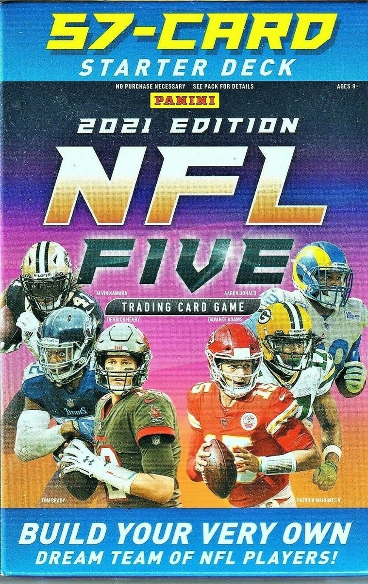 2021 Panini NFL Five Trading Card Game Starter Deck Hanger Box Factory Sealed 613297985587 EBay
