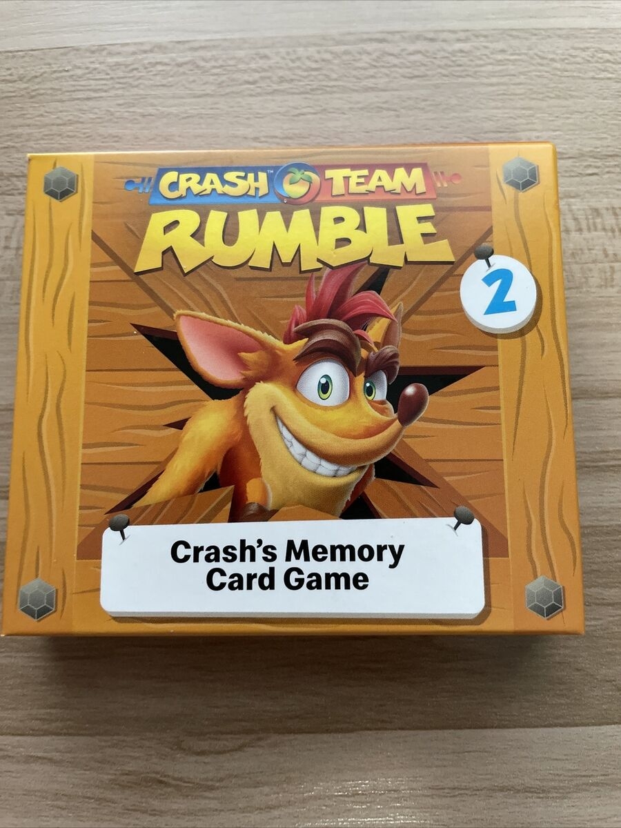 2023 McDonald s Crash Bandicoot Memory Card Game Crash Team Rumble Sealed New EBay