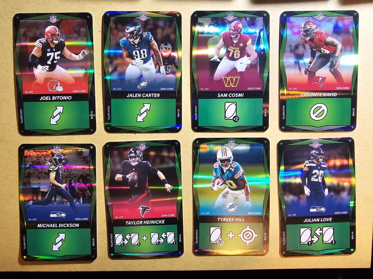 2024 UNO Elite NFL Pick Your Player FOIL Green Core Edition New 10 8 24 EBay