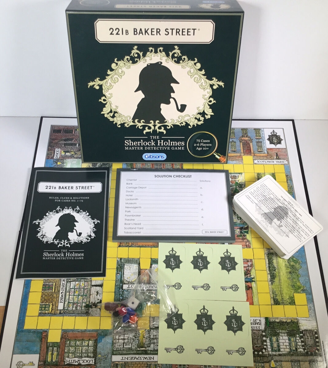 221B Baker Street The Sherlock Holmes Master Detective Board Game Unplayed 5012269007787 EBay