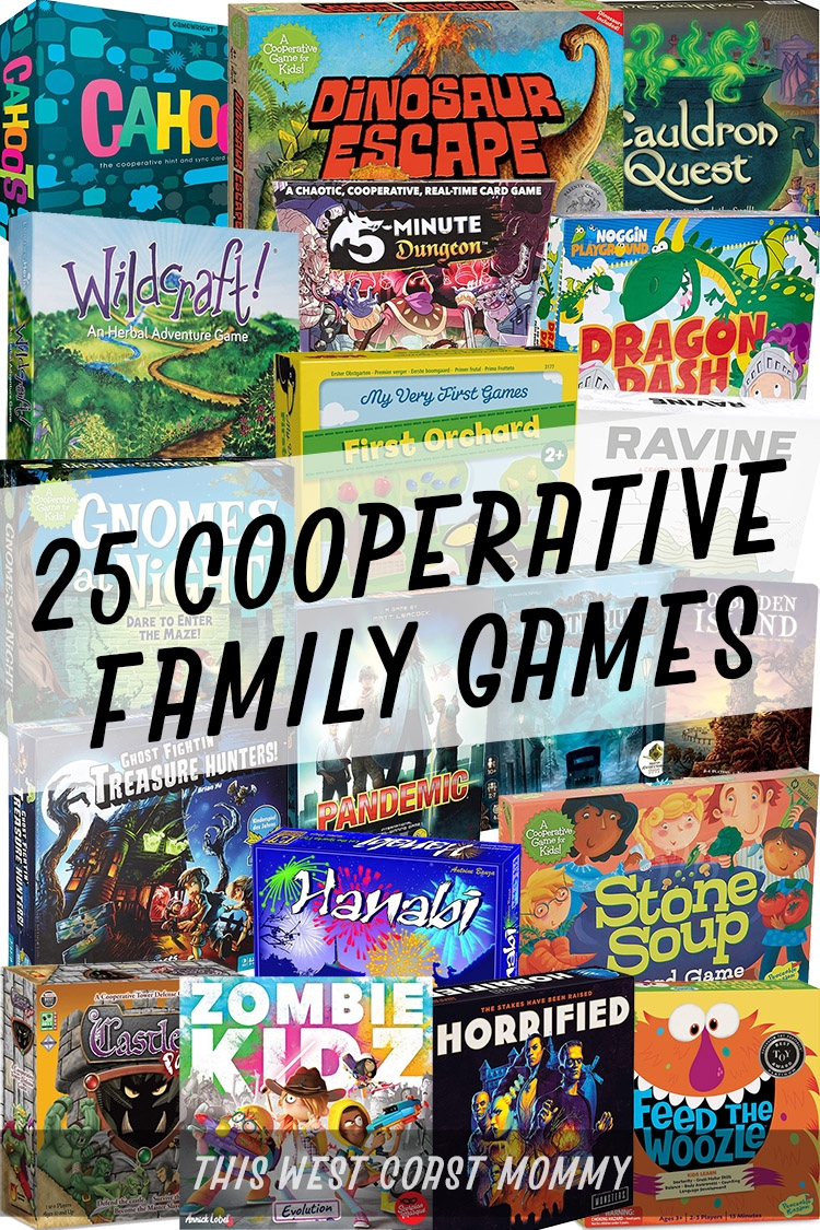 25 Cooperative Board Games That Will Make Game Night Fun Again This West Coast Mommy