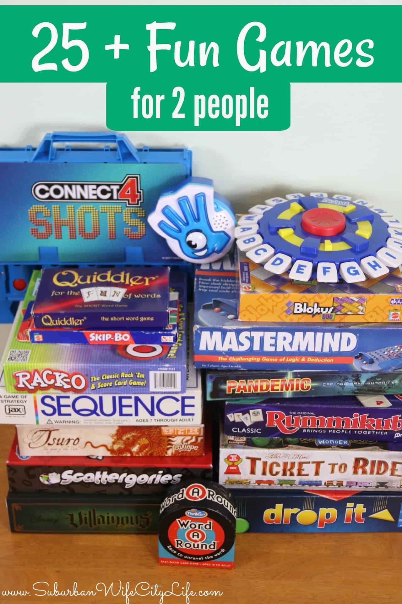 25 Fun Games For 2 Players Suburban Wife City Life