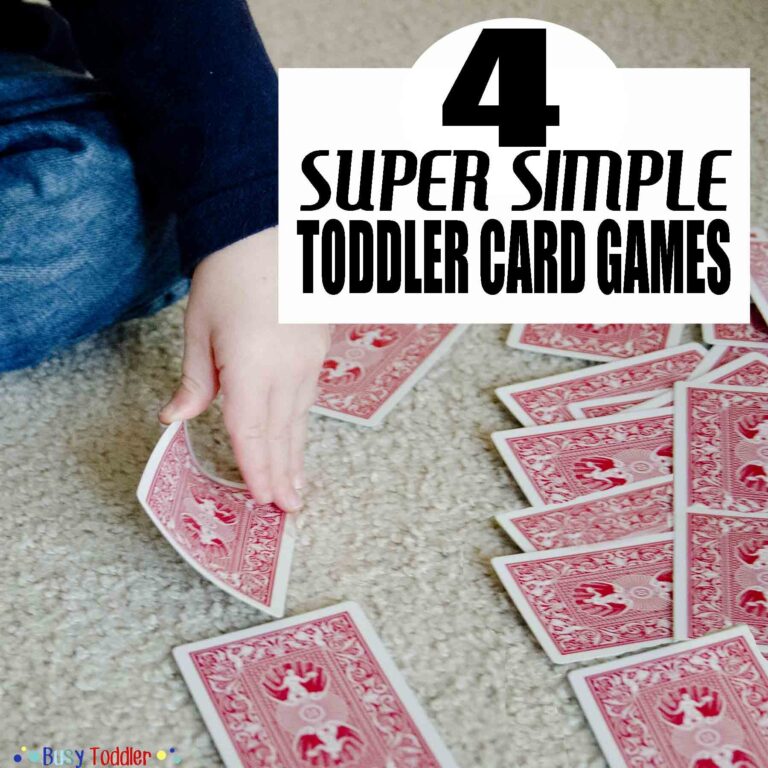 4 Simple Card Games Busy Toddler