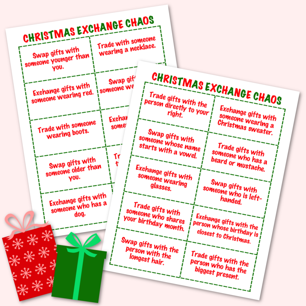 gift card exchange game