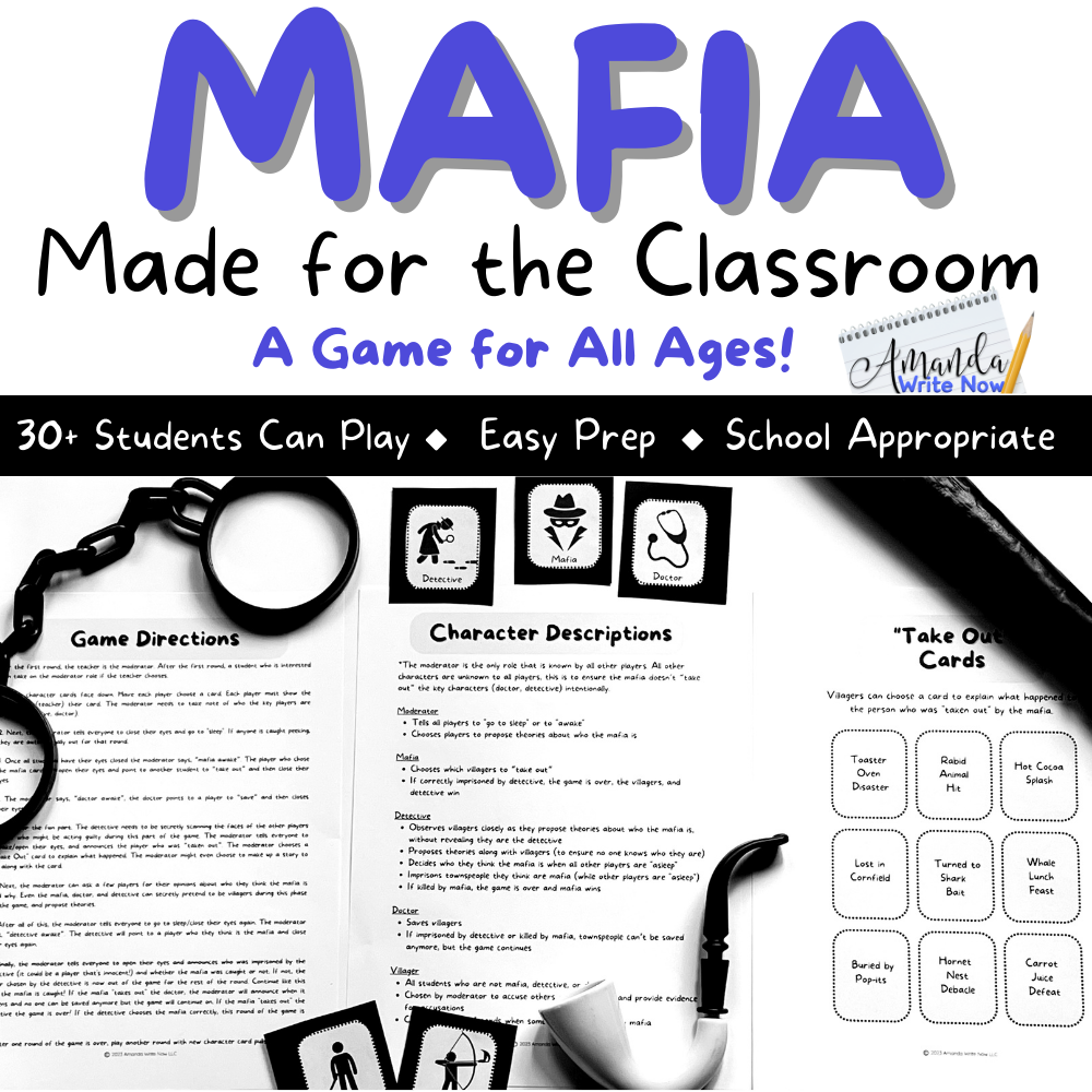 5 Super Simple Games To Play With Your Class Amanda Write Now