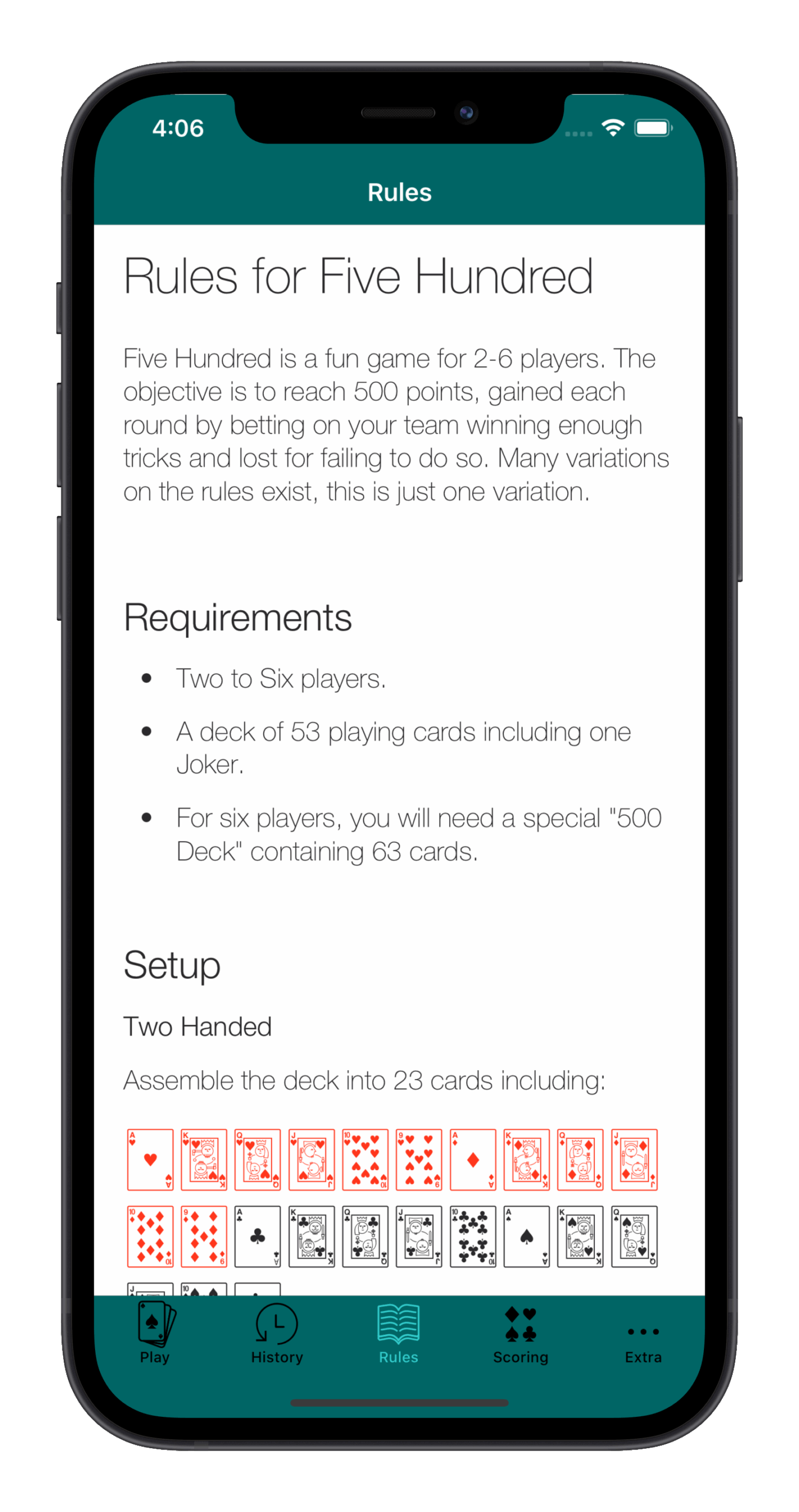 500 card game rules