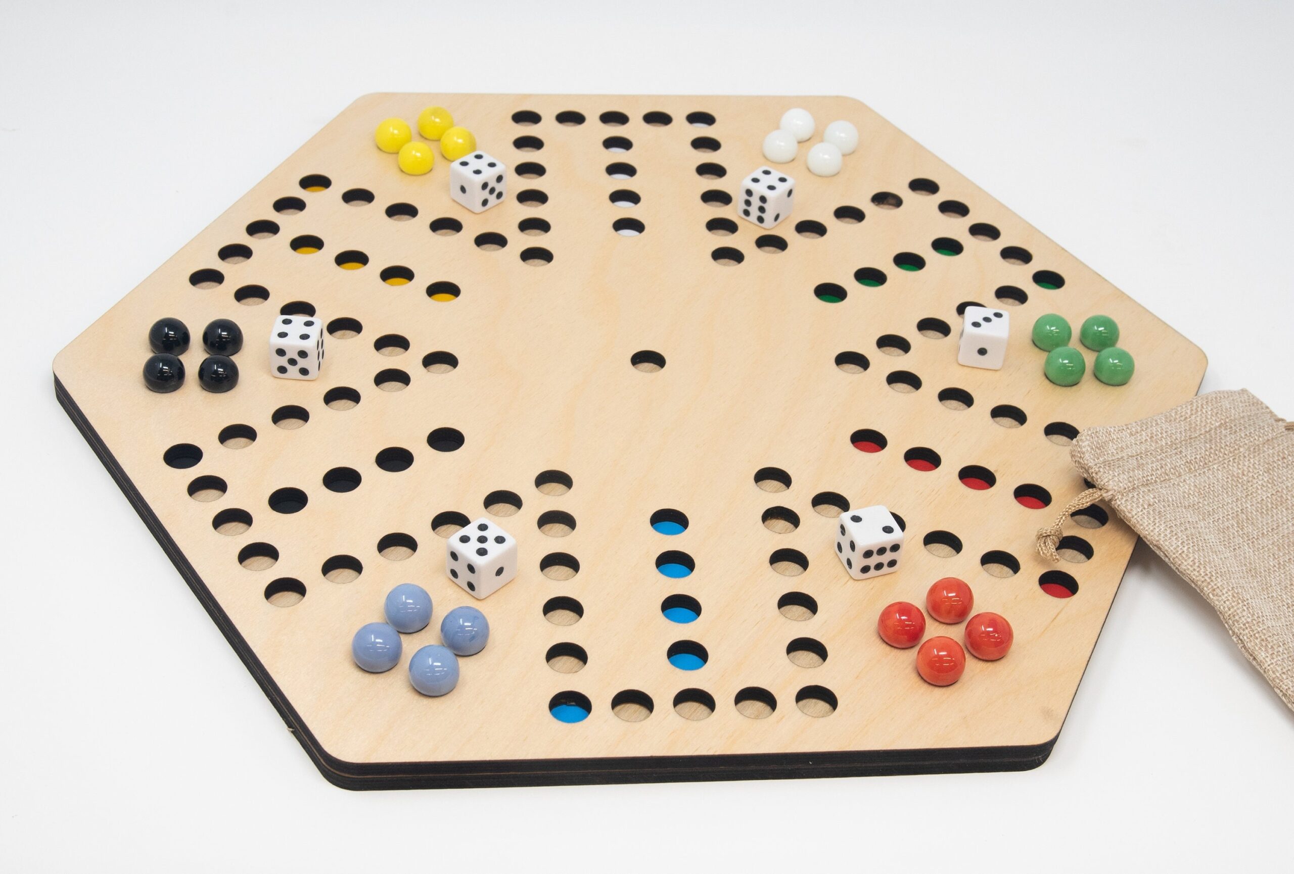 6 Player Wahoo Board Game Including Marbles And Dice Etsy Denmark