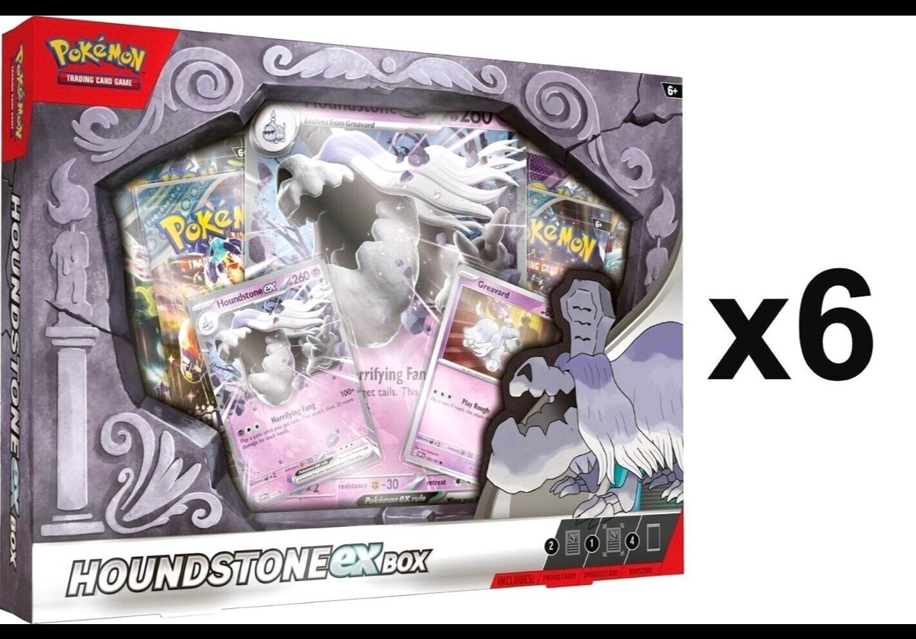 pokemon trading card game houndstone ex box