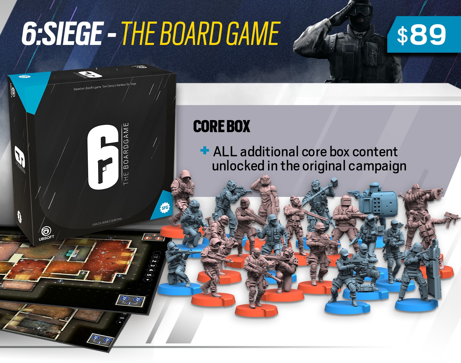 6 Siege The Board Game Pre order Steamforged By Steamforged Games Gamefound