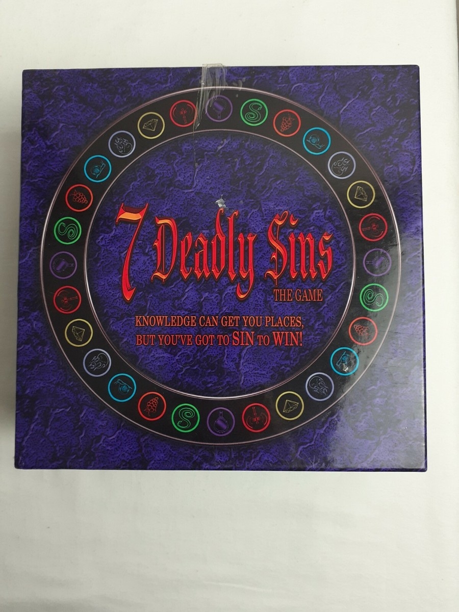 7 Deadly Sins The Game Board Game You Have To Sin To Win Trivia Card Game EBay