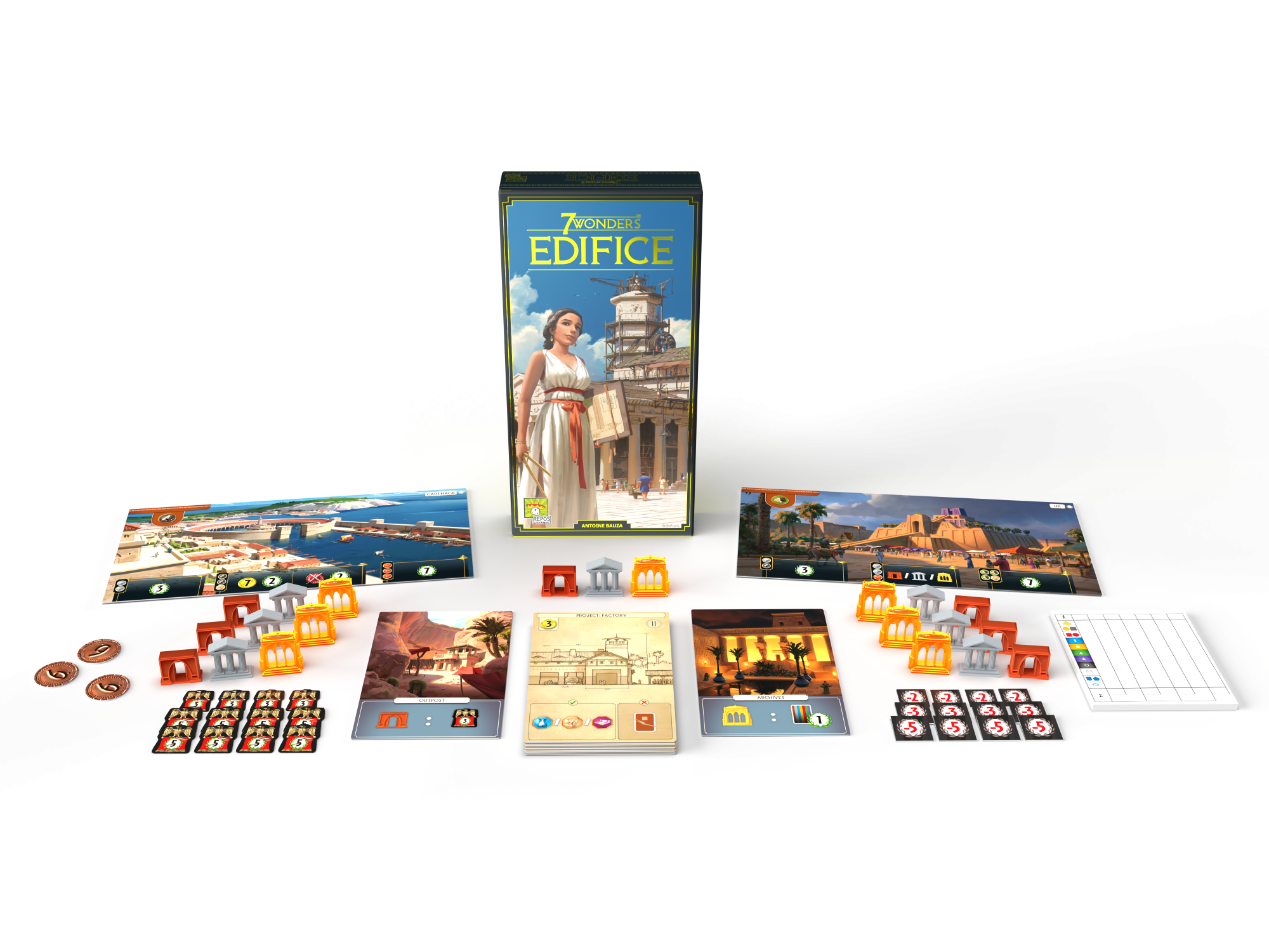 7 Wonders Edifice The Expansion Of 7 Wonders Repos Production