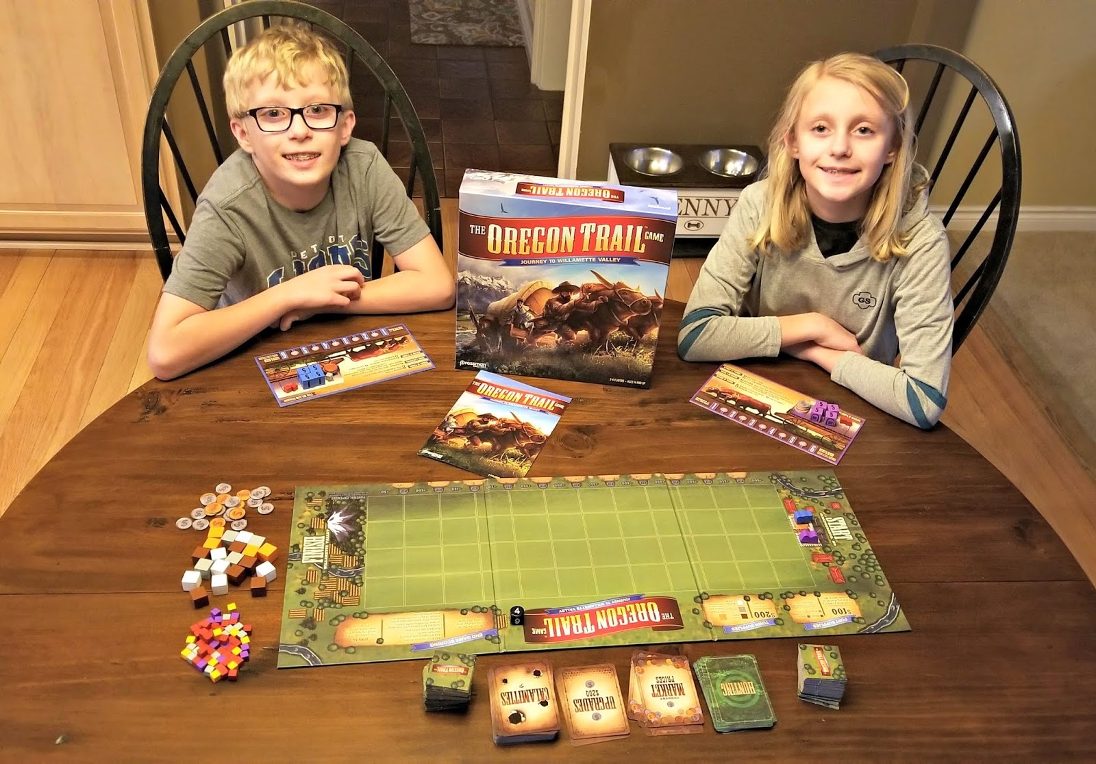 A GEEK DADDY OREGON TRAIL BOARD GAME