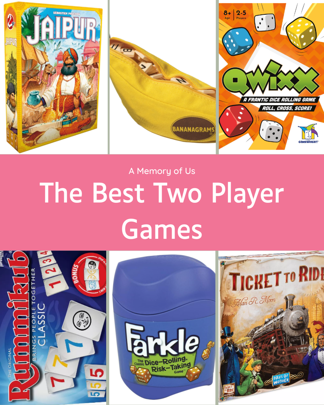 A Memory Of Us Our Favorite Two Player Games Games You Can Play With 2 People