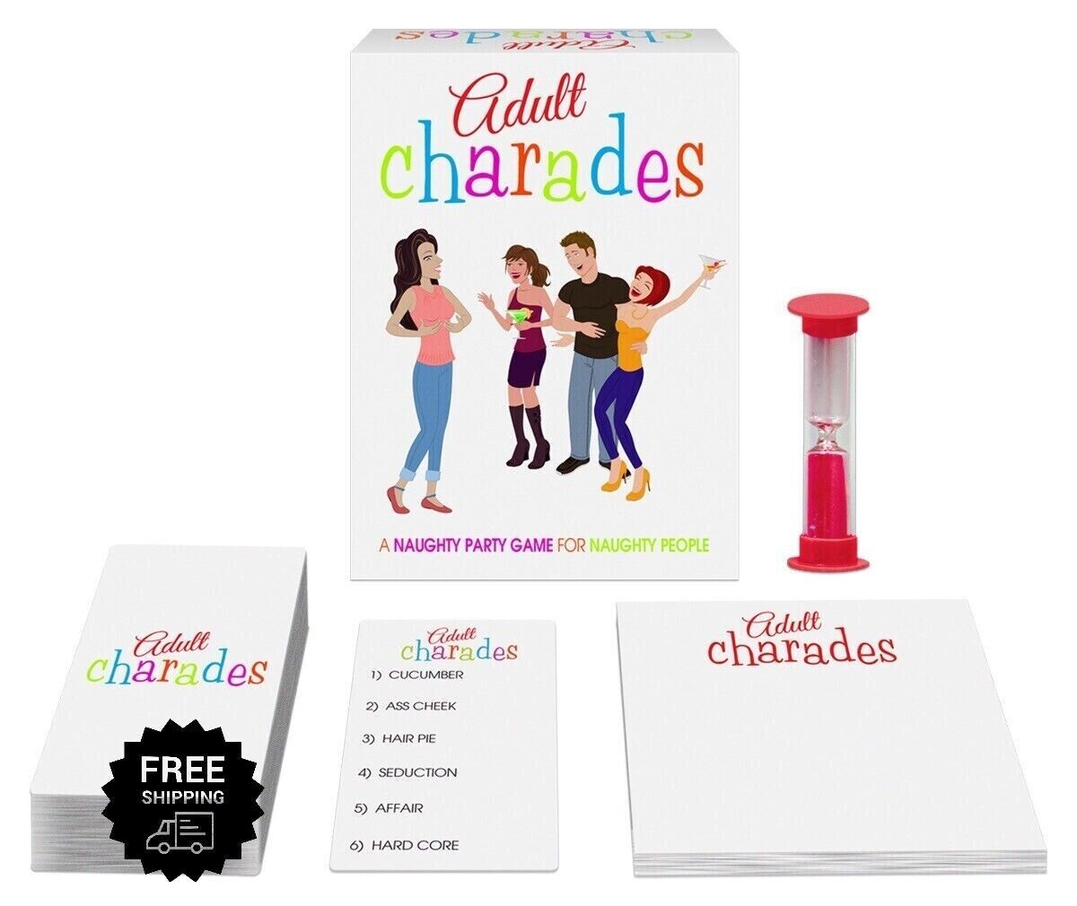 Adult Charades A Naughty Party Game For Naughty People Adult Group Games EBay