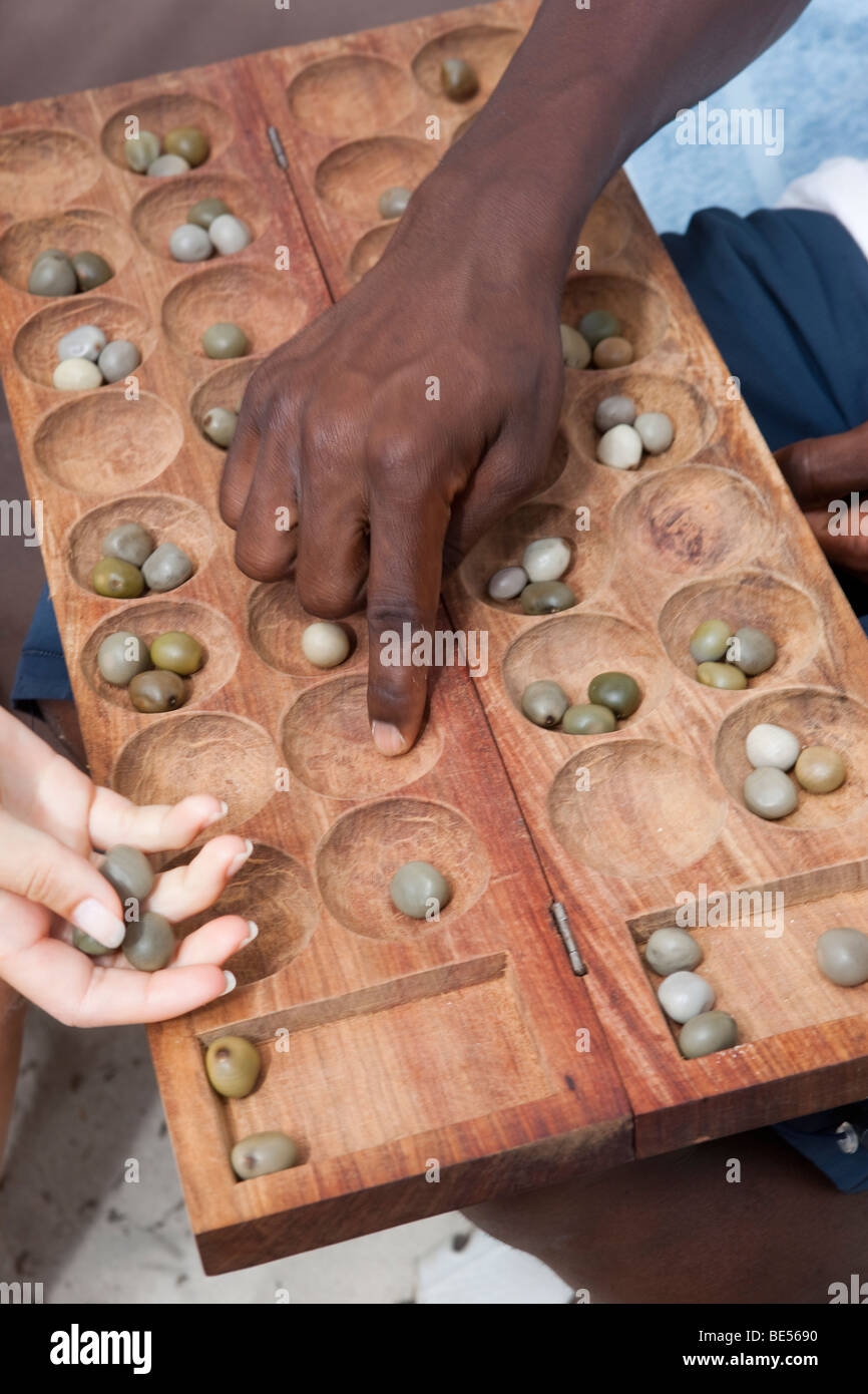 African Board Game Zanzibar Tanzania Africa Stock Photo Alamy