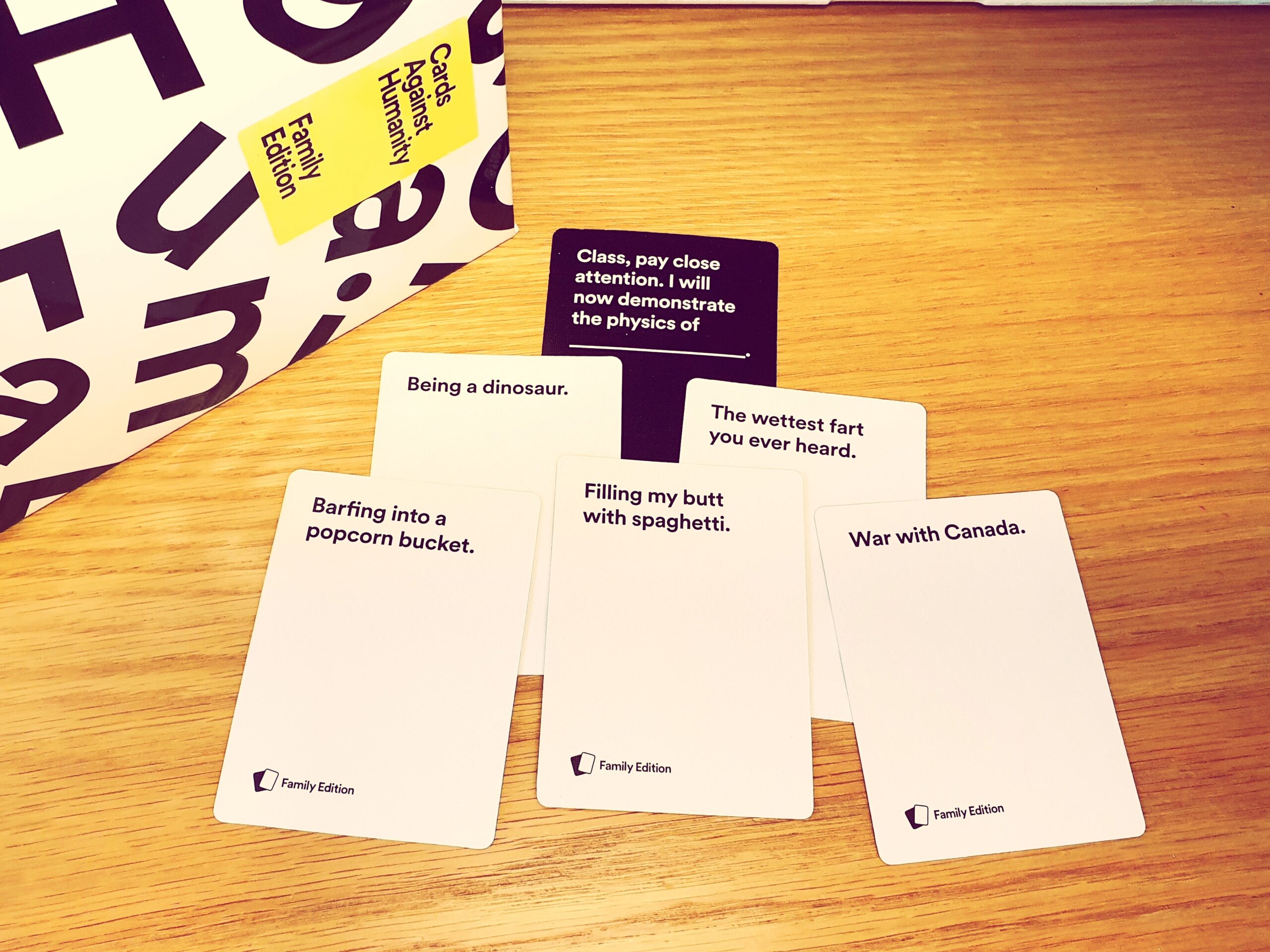 against humanity card game example