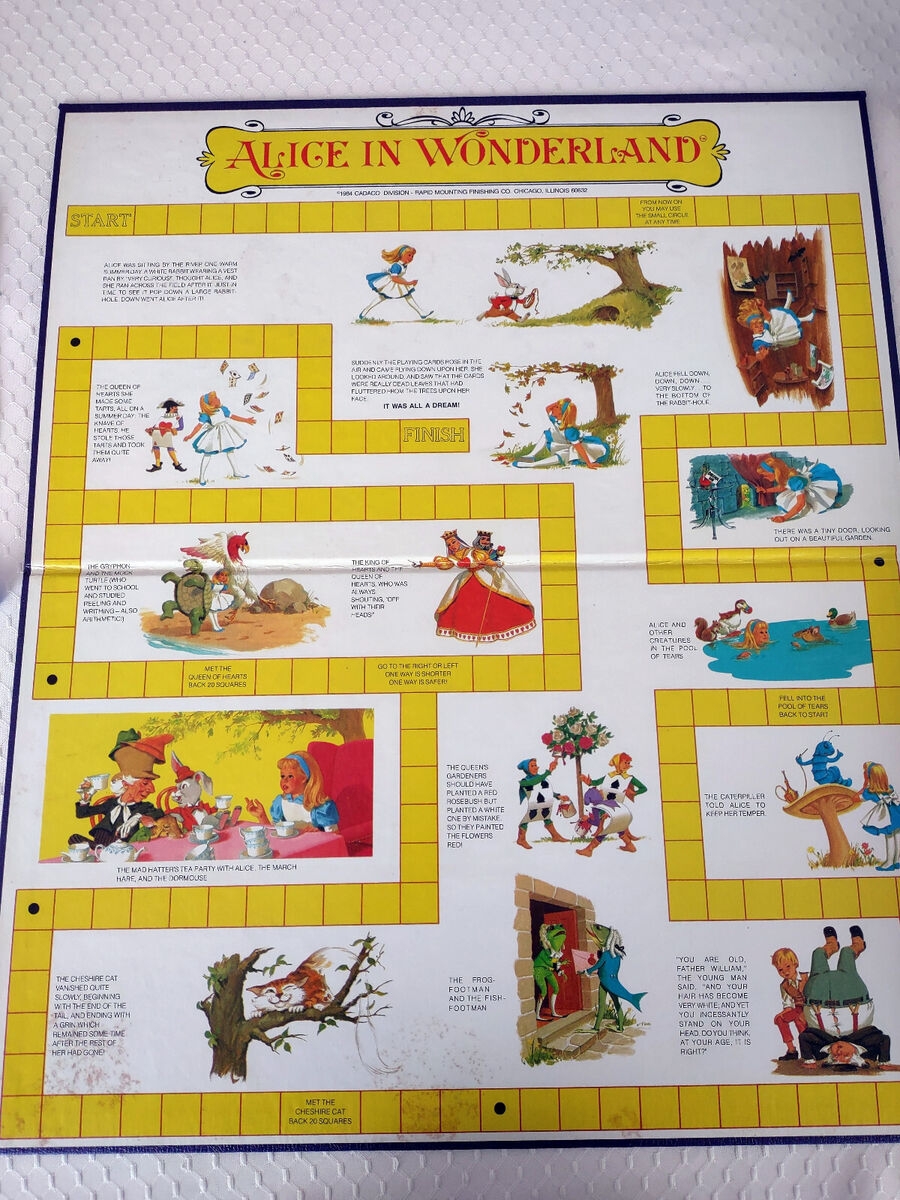 alice in wonderland board game
