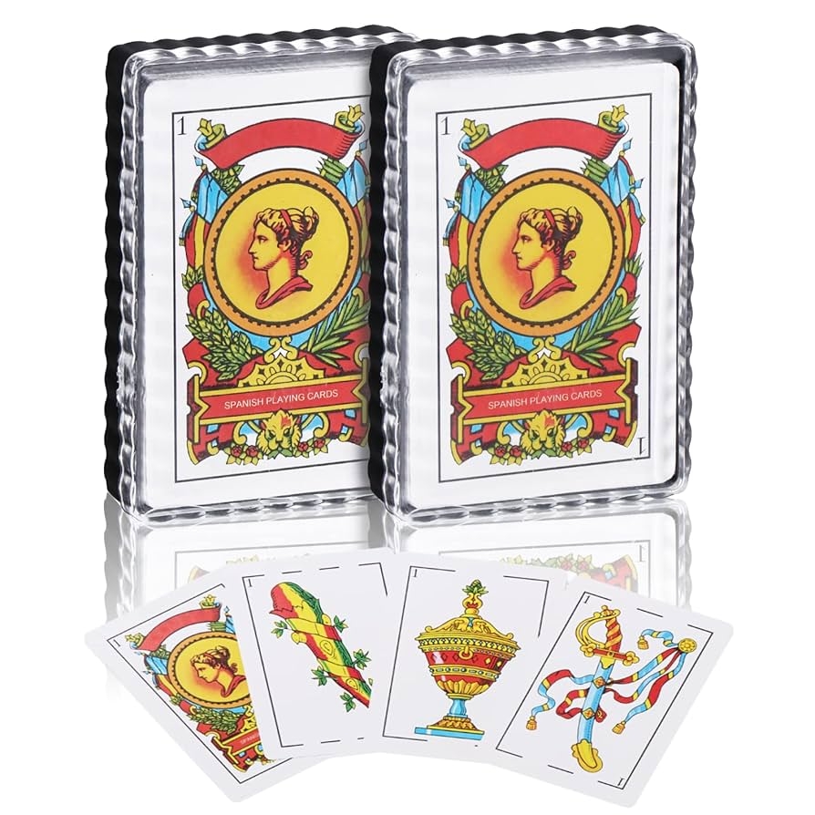 Amazon 2 Decks Spanish Playing Cards Cartas Espa olas Baraja Espa ola Briscas Cards Puerto Rico Mexican Plastico Spanish Cards with Playing Card Boxes Toys Games Amazon 2 Decks Spanish Playing Cards Cartas Espa olas Baraja Espa ola Briscas Cards Puerto Rico Mexican Plastico Spanish Cards with Playing Card Boxes Toys Games