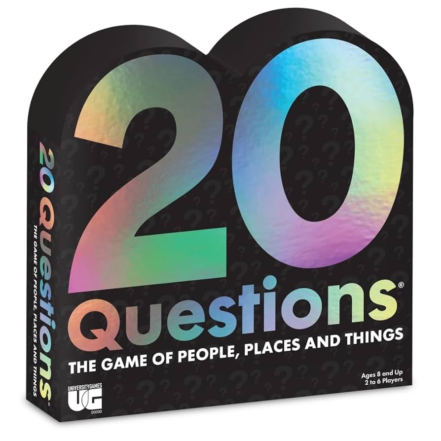 Amazon 20 Questions The Original Game Of People Places And Things From University Games For 2 To 6 Players Ages 12 And Up Toys Games