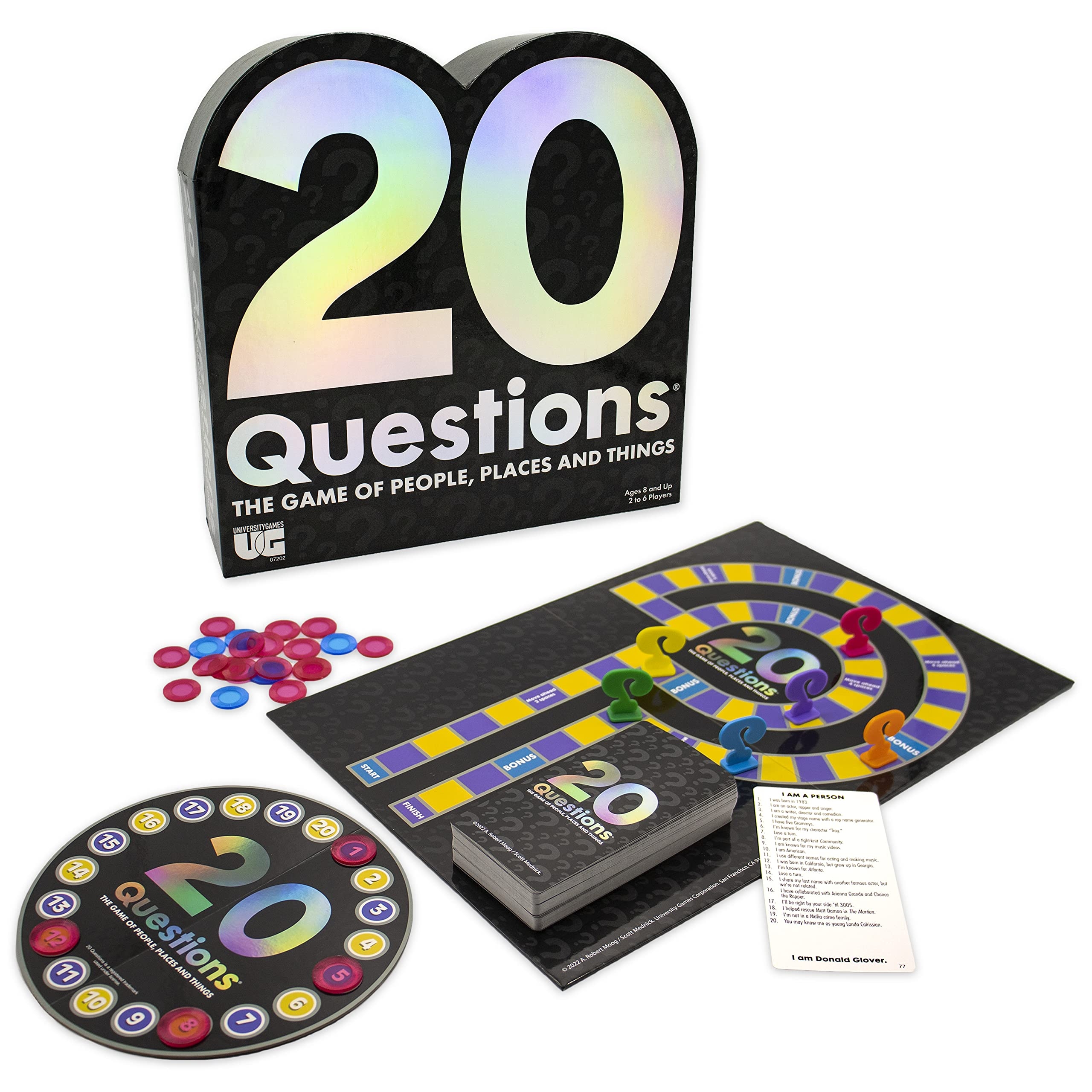 Amazon 20 Questions The Original Game Of People Places And Things From University Games For 2 To 6 Players Ages 12 And Up Toys Games