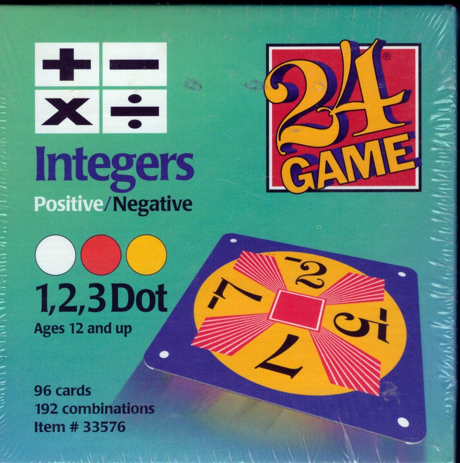 Amazon 24 GAME 96 Card Deck Integers Math Card Game Toys Games