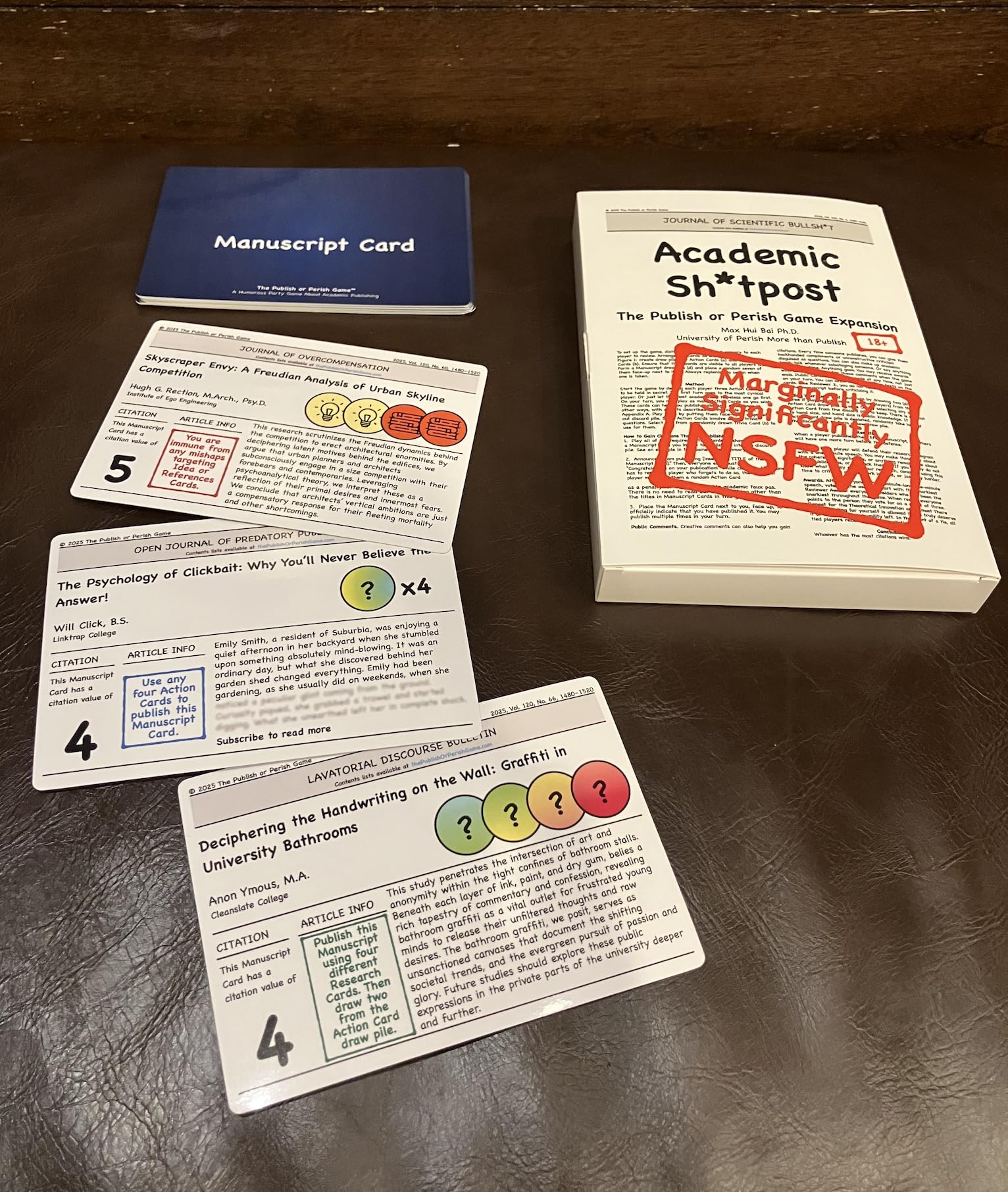 Amazon Academic Sh tpost A Publish Or Perish Game Expansion Toys Games