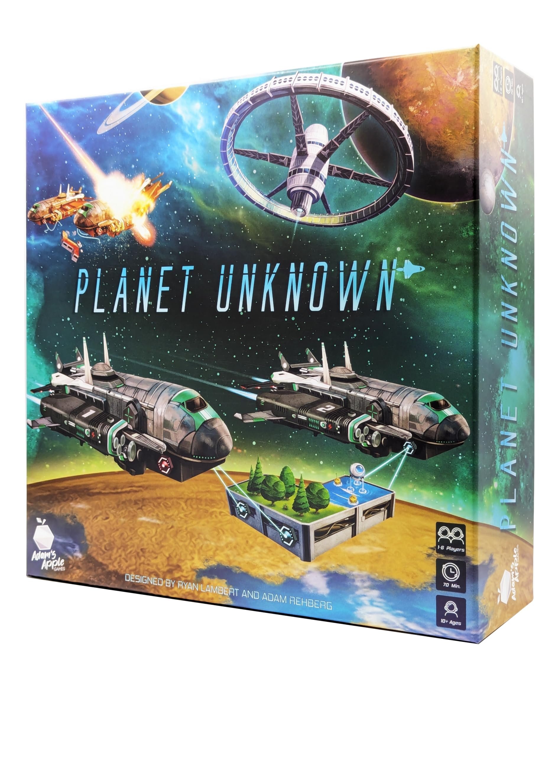 Amazon Adam s Apple Games Planet Unknown Strategy Board Game For 1 To 6 Players Ages 10 Toys Games