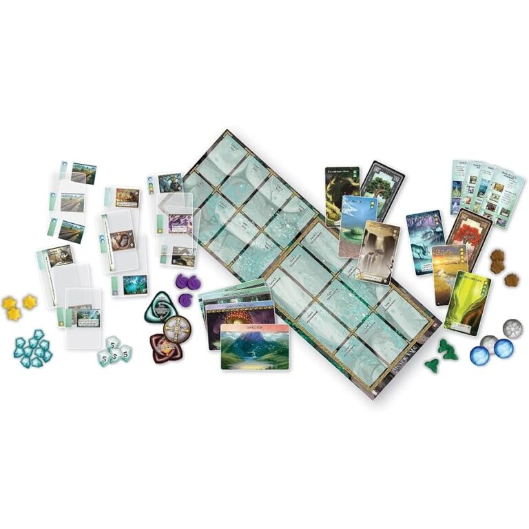Amazon AEG Mystic Vale Essential Edition Fantasy Card Crafting Game Base Game Vale Of Magic Vale Of The Wild Mana Storm 2 4 Players Ages 14 Toys Games