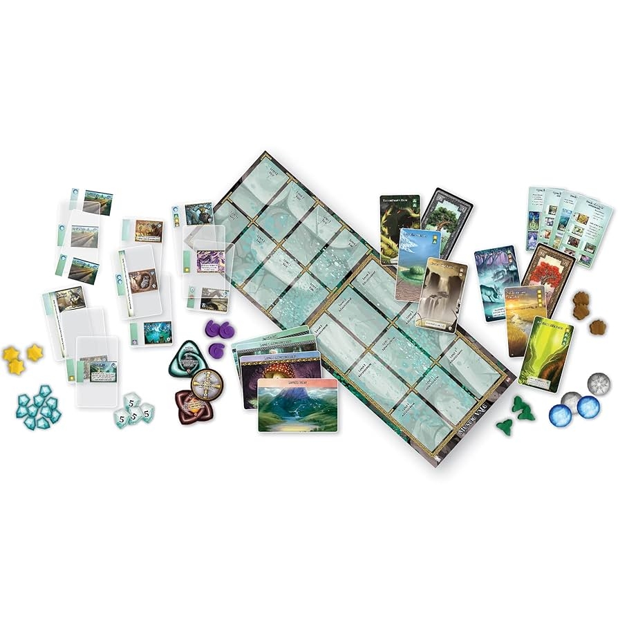 Amazon AEG Mystic Vale Essential Edition Fantasy Card Crafting Game Base Game Vale Of Magic Vale Of The Wild Mana Storm 2 4 Players Ages 14 Toys Games