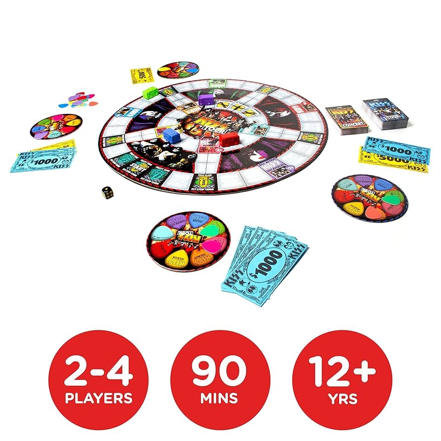 Amazon AQUARIUS KISS Tour Board Game Kiss Toys Games