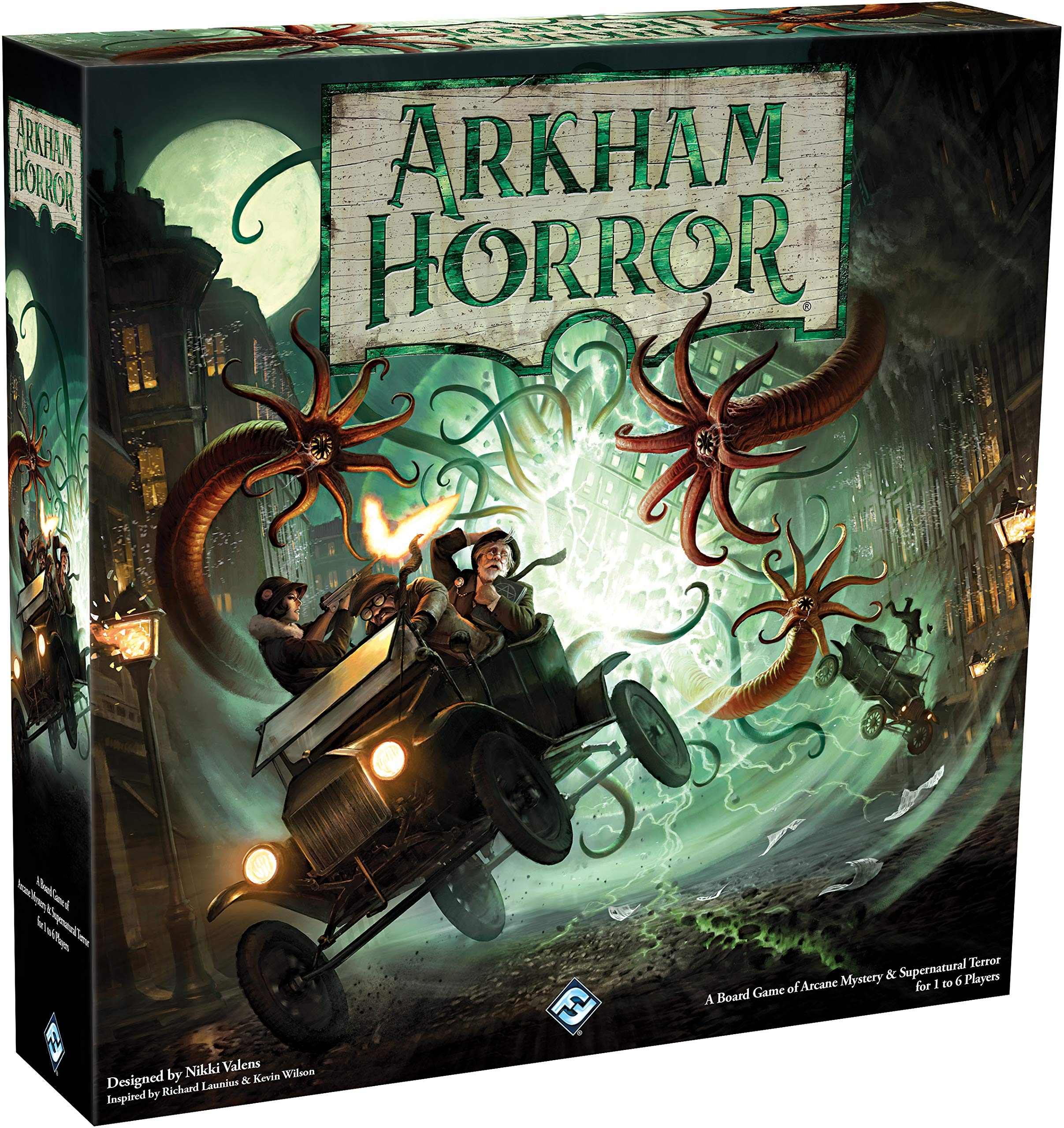 Amazon Arkham Horror 3rd Edition Mystery Strategy Game Cooperative Board Game For Adults And Family Ages 14 1 6 Players Average Playtime 2 3 Hours Made By Fantasy Flight Games